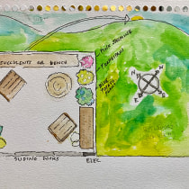 My project for course: Designing Green Spaces for Your Home. Un proyecto de Paisajismo, Diseño floral, vegetal, Diseño de espacios, Lifest y le de Carol Bowen - 03.12.2023