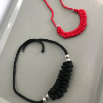 Final projects for the course Rope Jewelry for Beginners: Make Your Own  Necklaces (Beth Pegler)