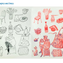Mój projekt z kursu: Ćwiczenia w szkicowniku jako sposób na rozwój artystyczny. Traditional illustration, Fine Arts, Sketching, Drawing, and Sketchbook project by egrikurova - 12.09.2023