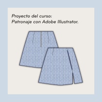 Mi proyecto del curso: Patronaje con Adobe Illustrator. Fashion, Pattern Design, Fashion Design, Patternmaking, and Dressmaking project by Perli Serrano - 12.22.2023