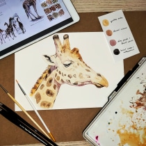 My project for course: Watercolor Illustration: Painting Realistic Wildlife. Fine Arts, Painting, Watercolor Painting, and Naturalistic Illustration project by Vanessa McMahon - 01.01.2024
