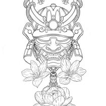 Meu projeto do curso: Desenho de tatuagem blackwork. Ilustração tradicional, Ilustração digital, e Desenho de tatuagens projeto de felipe silva - 20.12.2023