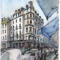 Online Course - Architectural Sketching with Watercolor and Ink (Alex  Hillkurtz)