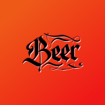 Beer - A beer brand. T, pograph, Calligraph, Calligraph, St, and les project by Javier Hernandez - 01.13.2024