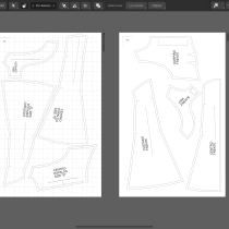 My project for course: Patterning with Adobe Illustrator. Un proyecto de Moda, Pattern Design, Diseño de moda, Patronaje y confección			 de Rebeca Navarro - 15.01.2024