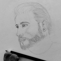 Mijn project van de cursus: Sketchbook met portretten: verken het menselijk gezicht. Sketching, Drawing, Portrait Drawing, Artistic Drawing, and Sketchbook project by eendjemeer - 01.22.2024