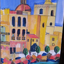 My project for course: Pictorial Sketchbook with Gouache. Traditional illustration, Sketching, Drawing, Architectural Illustration, Sketchbook, and Gouache Painting project by Marion O'Connor - 01.30.2024