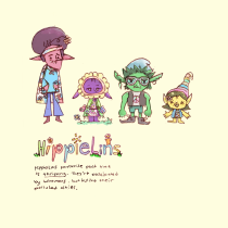 HippieLins. Un proyecto de Ilustración tradicional, Diseño de personajes, Ilustración digital, Ilustración infantil y Narrativa de nasywapulungan - 06.02.2024