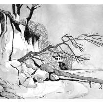 My project for course: India Ink Illustration with Japanese Influence. Ilustração tradicional, Desenho e Ilustração com tinta projeto de raven warner - 05.02.2024