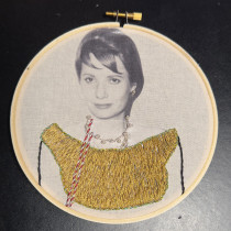 My project for course: Photo Embroidery on Fabric. Photograph, Collage, Paper Craft, Printing, Embroider, Textile Illustration, DIY, and Textile Design project by Marta Coronado - 02.12.2024