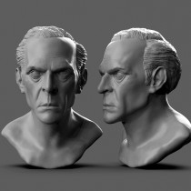 Mi proyecto del curso: Retrato 3D realista con ZBrush y KeyShot Ein Projekt aus dem Bereich 3D, 3-D-Modellierung und Design von 3-D-Figuren von Carlos Riveros - 14.02.2024