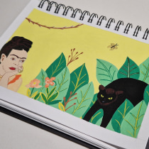 My project for course: Illustrated Sketchbooking in Full Color. Un progetto di Illustrazione tradizionale, Creatività, Disegno e Sketchbook di celine.renaze - 04.10.2023
