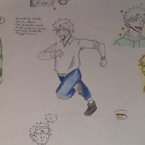 Meu projeto do curso: Criação de personagens de mangá. Un proyecto de Ilustración tradicional, Diseño de personajes, Cómic y Manga de leiadeoliveira.2316 - 23.02.2024
