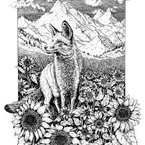 My project for course: Dip Pen and Ink Illustration: Capturing The Natural World. Sketching, Drawing, Artistic Drawing, Sketchbook, Ink Illustration, and Naturalistic Illustration project by Shellie Dial Owens - 02.24.2024