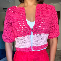 Mi proyecto del curso: Top-down: prendas a crochet de una sola pieza. Un projet de Mode, St, lisme, Art textile, DIY, Crochet , et Design textile de Mely Borrego - 21.02.2024