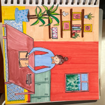 My project for course: Exploratory Sketchbook: Find Your Drawing Style. Traditional illustration, Sketching, Creativit, Drawing, Watercolor Painting, Sketchbook, and Gouache Painting project by dishadhingraberi - 03.04.2024