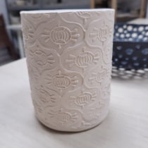 My project for course: Stamp Making for Textured Pottery Ein Projekt aus dem Bereich H, werk, Bildende Künste, Dekoration von Innenräumen, Keramik und DIY von k.ajmocka - 05.03.2024