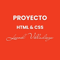 Mi proyecto del curso: Introducción al Desarrollo Web Responsive con HTML y CSS. Un proyecto de Diseño Web, Desarrollo Web, CSS, HTML y Desarrollo de producto digital de Leonel Alberto Villadiego Jiménez - 06.03.2024