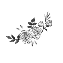 My project for course: Botanical Tattoo with Pointillism. Ilustração tradicional, Desenho de tatuagens e Ilustração botânica projeto de Thaís Rodrigues - 05.03.2024