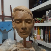 Meu projeto do curso: Introdução à escultura figurativa realista. Un proyecto de Artesanía, Bellas Artes y Escultura de Anderson Celino - 10.03.2024