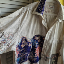 My project for course: Embroidery: Clothing Repair. Projekt z dziedziny Moda,  Haft,  Sz, cie, DIY, Upc, cling, Wzornictwo tekst i liów użytkownika Elena Carbonell Sánchez-Gijón - 21.03.2024