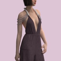 Mi proyecto del curso: Introducción al diseño de moda 3D con CLO. Animation, Fashion, Video, Fashion Design, 3D Design, Digital Design, Patternmaking, and Dressmaking project by Sara Ospina Lara - 03.21.2024