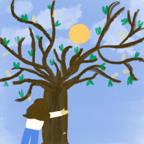 My project for course: Children’s Illustration with Procreate: Tree Hugger. Digital Illustration, Children's Illustration, Digital Painting, and Picturebook project by denizher - 03.14.2024