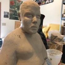My project for course: Introduction to Clay Figurative Sculpture. Een project van  Beeldende kunst y Beeldhouwwerk van Retta Backus - 25.03.2024