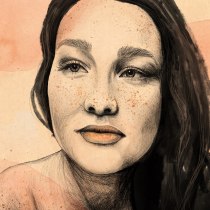 My project for course: Illustrated Portraits with Procreate. Traditional illustration, Digital Illustration, Portrait Illustration, and Portrait Drawing project by b. kravets - 03.25.2024