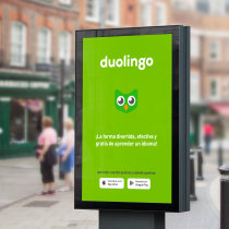 Rediseño del logo de Duolingo. Un proyecto de Diseño, Br, ing e Identidad, Diseño gráfico y Diseño de logotipos de aylensofiafredes - 27.03.2024