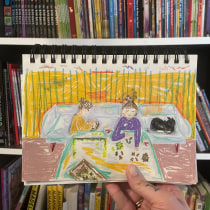 My project for course: Exploratory Sketchbook: Find Your Drawing Style. Traditional illustration, Sketching, Creativit, Drawing, Watercolor Painting, Sketchbook, and Gouache Painting project by Lacey - 04.11.2024