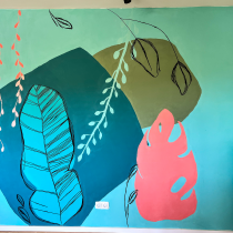 Mein Abschlussprojekt für den Kurs: Wandmalerei für Innenräume. Pintura, Interiores, Design de espaços, e Pintura decorativa projeto de Débora Carvalho Duarte - 12.04.2023