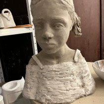 Mi proyecto del curso: Introducción a la escultura figurativa con arcilla. Un progetto di Belle arti e Scultura di Francis De Palma Gaston - 17.04.2024