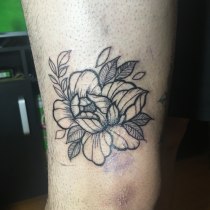 Mi proyecto del curso: Tatuaje botánico con puntillismo. Ilustração tradicional, Desenho de tatuagens e Ilustração botânica projeto de Mauricio Tokika - 15.04.2024