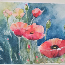 My project for course: Modern Watercolor Techniques. Traditional illustration, Fine Arts, Painting, and Watercolor Painting project by Angela Santoro - 05.02.2024
