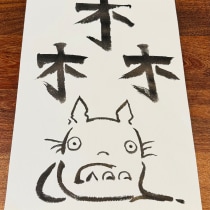 Mi proyecto del curso: Shodo: introducción a la caligrafía japonesa. Calligraph, Brush Painting, Brush Pen Calligraph, Calligraph, St, and les project by Vanina Solla - 05.07.2024