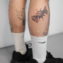 Mi proyecto del curso: Tatuaje para principiantes. Un proyecto de Dibujo y Diseño de tatuajes de Aylén Echassendague - 12.05.2024