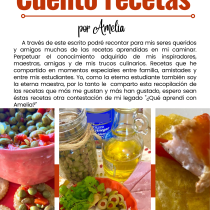 Mi proyecto del curso: Libros de cocina: escribe historias a través de recetas. Stor, telling, Non-Fiction Writing, and Creative Writing project by Amelia Acevedo - 08.02.2024