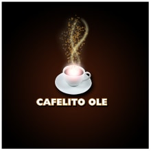 Logo Cafelito OLE. Design projeto de José Antonio García Montes - 15.07.2009