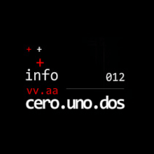 Referencia A/V Cero.Uno.Dos . Design, e Música projeto de Oskar Domínguez - 23.08.2009