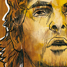 Pau Gasol free work. Un proyecto de Ilustración tradicional, Publicidad y UX / UI de Xavier Gironès - 05.10.2009