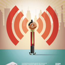 Modem Mi Fi. Design, Traditional illustration, and Advertising project by Mᴧuco Sosᴧ - 10.23.2009