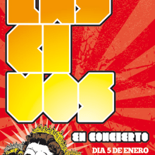 LASCIVOS en concierto. Design, Traditional illustration, and Advertising project by Humberto - 12.31.2009