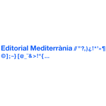 Editorial Mediterrània. Un proyecto de Diseño y Programación de Zitruslab Barcelona - 19.01.2010