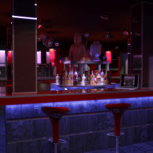 Pub Zen. 3D projeto de Diego Moreno - 21.01.2010