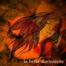 La bella durmiente. Traditional illustration, and UX / UI project by Mafe P. - 02.04.2010