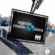 AgendaNoSoloMusica. Motion Graphics, Film, Video, and TV project by Diego Castro Moreni - 02.04.2010