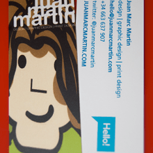 tarjeta de presentación. Un proyecto de Diseño y Publicidad de Juan Marc Martin - 26.01.2010