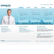 Web Axequor. Un proyecto de Diseño y Programación de seven - 12.02.2010