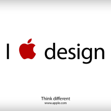 I love apple. Un proyecto de Diseño y Publicidad de Kevin Kwik Johannesen - 16.02.2010